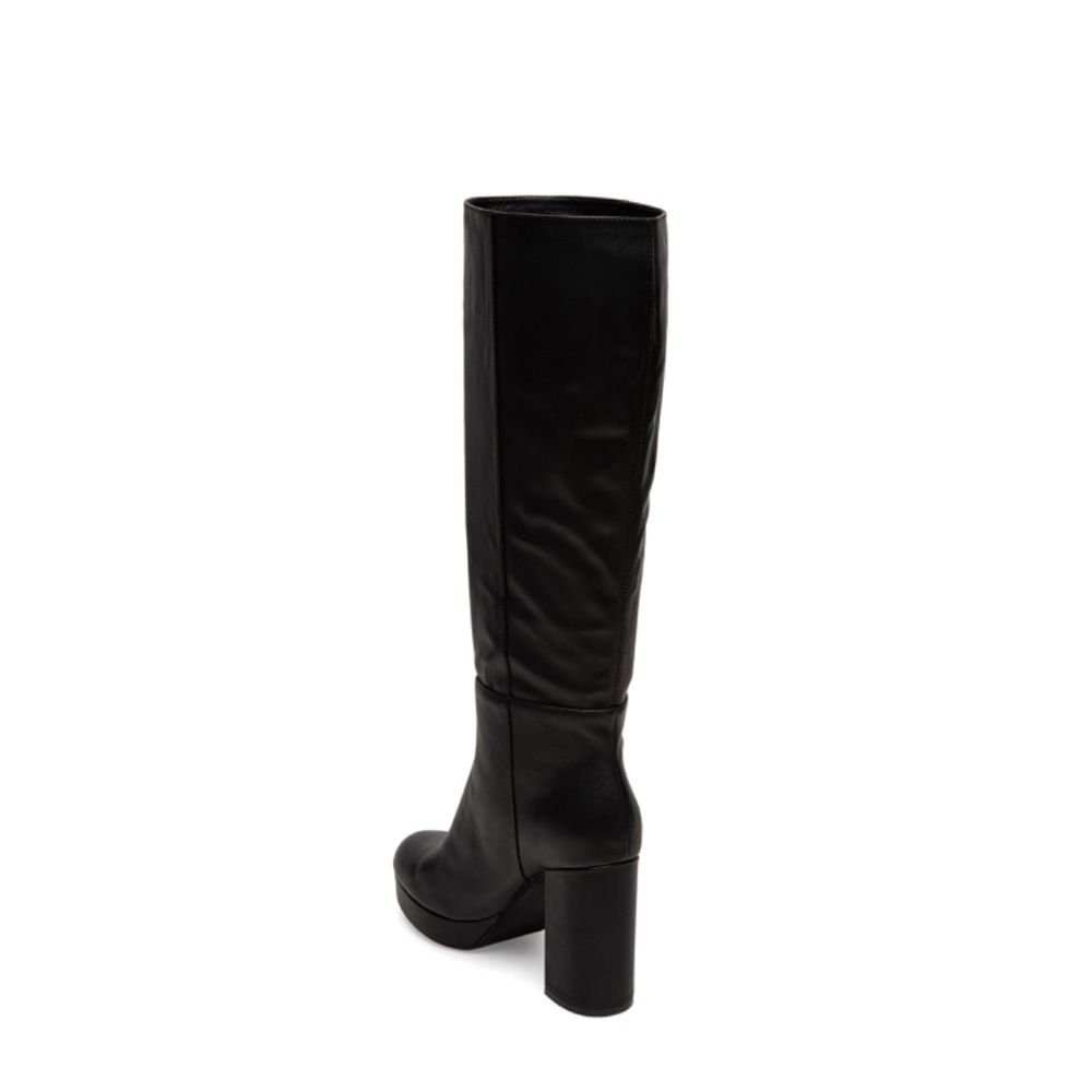 NWT Anthropologie SILENT D YELLONA Black Leather Boot - Picture 3 of 11